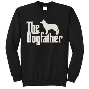 The Dogfather Siberian Husky Dog Dad Pullover Hoodie Sweatshirt