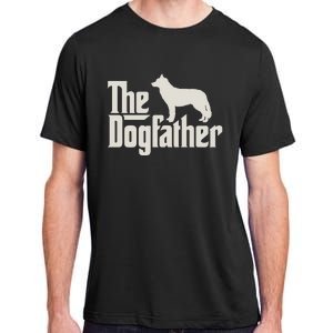 The Dogfather Siberian Husky Dog Dad Pullover Hoodie Adult ChromaSoft Performance T-Shirt