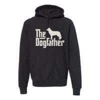 The Dogfather Siberian Husky Dog Dad Pullover Hoodie Premium Hoodie