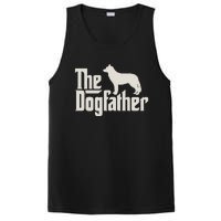 The Dogfather Siberian Husky Dog Dad Pullover Hoodie PosiCharge Competitor Tank