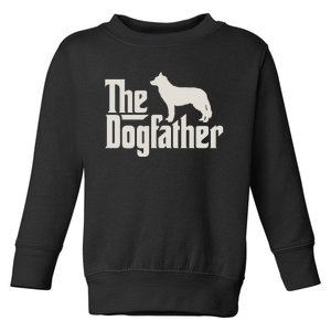 The Dogfather Siberian Husky Dog Dad Pullover Hoodie Toddler Sweatshirt