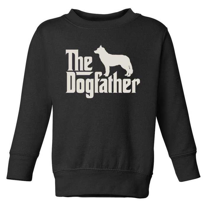 The Dogfather Siberian Husky Dog Dad Pullover Hoodie Toddler Sweatshirt