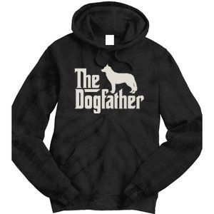 The Dogfather Siberian Husky Dog Dad Pullover Hoodie Tie Dye Hoodie