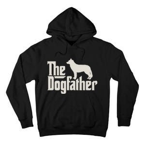 The Dogfather Siberian Husky Dog Dad Pullover Hoodie Tall Hoodie