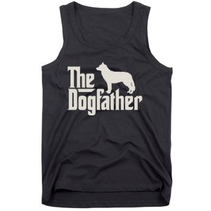 The Dogfather Siberian Husky Dog Dad Pullover Hoodie Tank Top