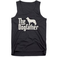 The Dogfather Siberian Husky Dog Dad Pullover Hoodie Tank Top