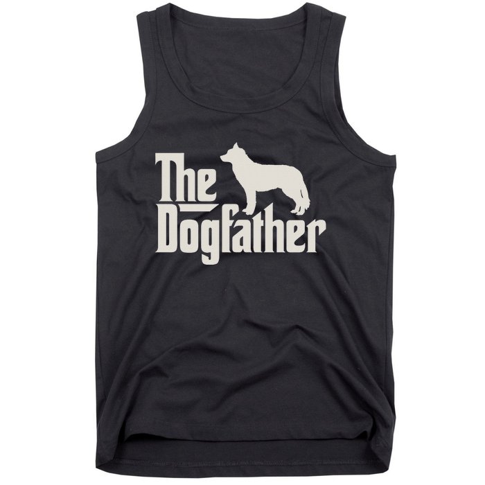 The Dogfather Siberian Husky Dog Dad Pullover Hoodie Tank Top