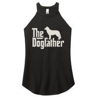 The Dogfather Siberian Husky Dog Dad Pullover Hoodie Women's Perfect Tri Rocker Tank