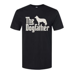 The Dogfather Siberian Husky Dog Dad Pullover Hoodie Softstyle CVC T-Shirt