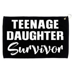 Teenage Daughter Survivor Funny Grommeted Golf Towel