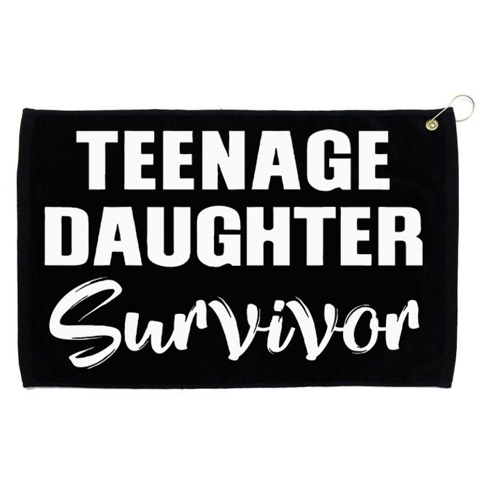 Teenage Daughter Survivor Funny Grommeted Golf Towel