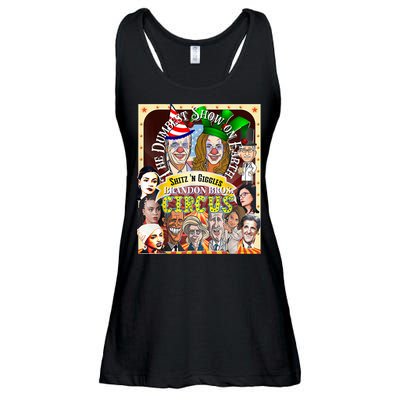 The Dumbest Show On Earth Circus Anti Democratic  Ladies Essential Flowy Tank