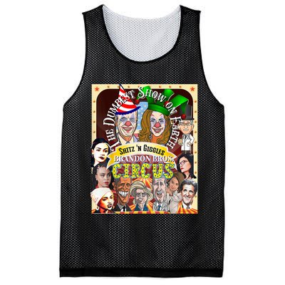 The Dumbest Show On Earth Circus Anti Democratic  Mesh Reversible Basketball Jersey Tank