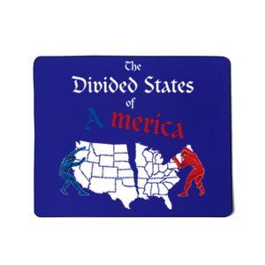 The Divided States Of America A Trump Merica Red Vs Blue Gift Mousepad