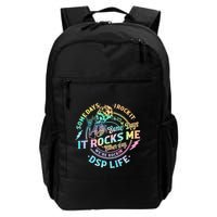 Tie Dye Some Days I Rock It Some Days It Rocks Me Dsp Life Some Days I Rock Dsp Daily Commute Backpack