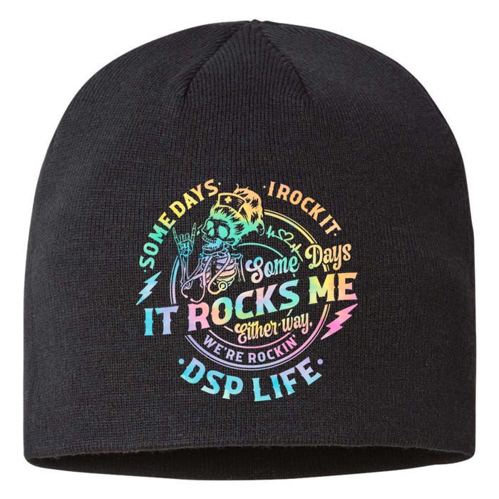 Tie Dye Some Days I Rock It Some Days It Rocks Me Dsp Life Some Days I Rock Dsp Sustainable Beanie