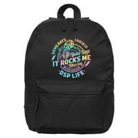 Tie Dye Some Days I Rock It Some Days It Rocks Me Dsp Life Some Days I Rock Dsp 16 in Basic Backpack