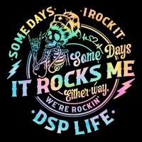 Tie Dye Some Days I Rock It Some Days It Rocks Me Dsp Life Some Days I Rock Dsp Mousepad