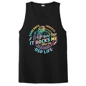 Tie Dye Some Days I Rock It Some Days It Rocks Me Dsp Life Some Days I Rock Dsp PosiCharge Competitor Tank