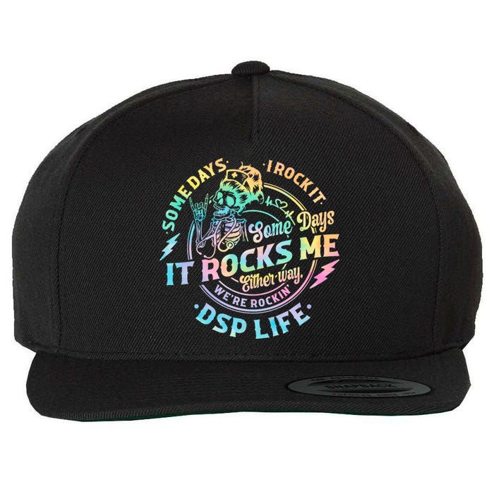 Tie Dye Some Days I Rock It Some Days It Rocks Me Dsp Life Some Days I Rock Dsp Wool Snapback Cap