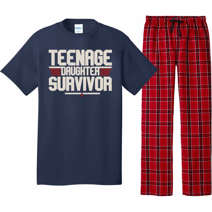 Teenage Daughter Survivor Funny Parent Gift Pajama Set