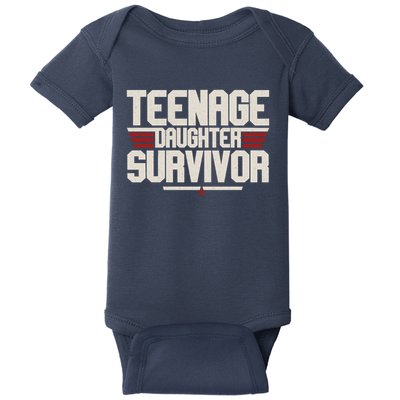 Teenage Daughter Survivor Funny Parent Gift Baby Bodysuit