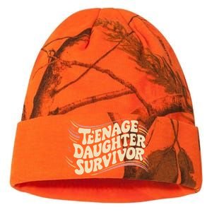 Teenage Daughter Survivor Fathers Day Dad Joke Kati Licensed 12" Camo Beanie