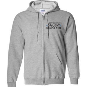 Trump Daylight Saving Time Eliminate Full Zip Hoodie