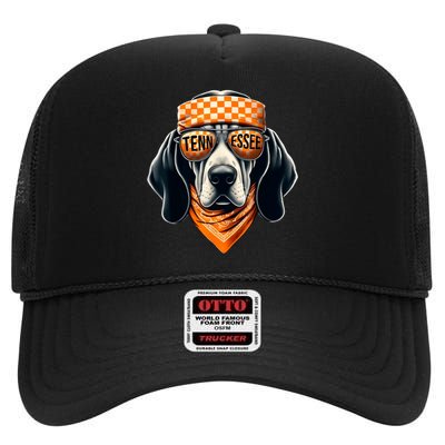 Tennessee Dog Sport Lovers Tennessee Lover High Crown Mesh Back Trucker Hat