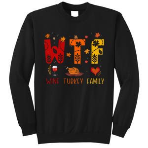 Turkey Day Shenanigans Hilarious Thanksgiving Wine Sweatshirt