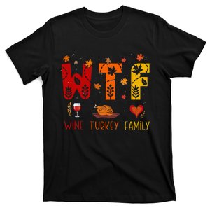 Turkey Day Shenanigans Hilarious Thanksgiving Wine T-Shirt