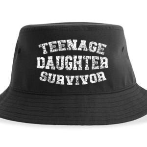 Teenage Daughter Survivor Teenager Dad Mom FatherS Day Sustainable Bucket Hat