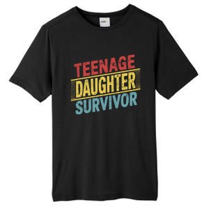 Teenage Daughter Survivor Fathers Day Dad Joke Tall Fusion ChromaSoft Performance T-Shirt