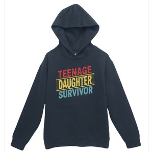 Teenage Daughter Survivor Fathers Day Dad Joke Urban Pullover Hoodie