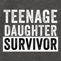 Teenage Daughter Survivor Popular Parenting Quote Funny Parent Vector Backpack