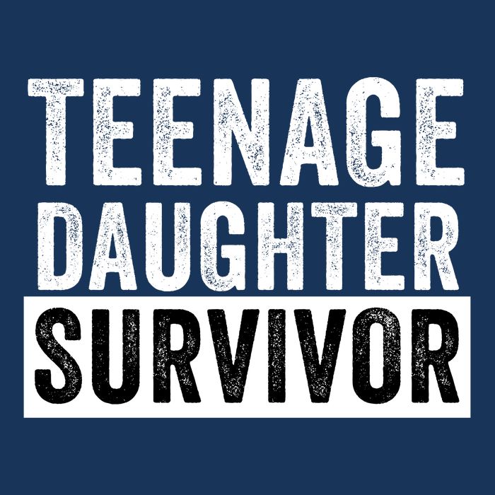 Teenage Daughter Survivor Popular Parenting Quote Funny Parent Cool Comfort Performance Bucket Hat