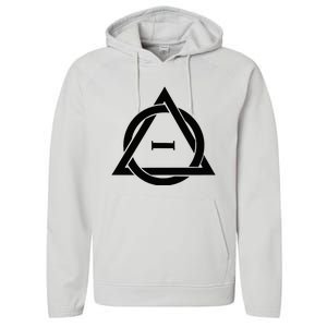 T.H.E.T.A D.E.L.T.A Symbol Therianthropy Therian Therian Symbol Performance Fleece Hoodie