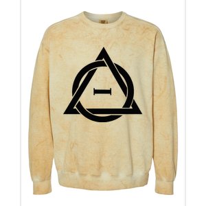 T.H.E.T.A D.E.L.T.A Symbol Therianthropy Therian Therian Symbol Colorblast Crewneck Sweatshirt