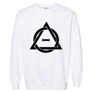 T.H.E.T.A D.E.L.T.A Symbol Therianthropy Therian Therian Symbol Garment-Dyed Sweatshirt