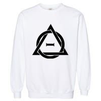 T.H.E.T.A D.E.L.T.A Symbol Therianthropy Therian Therian Symbol Garment-Dyed Sweatshirt