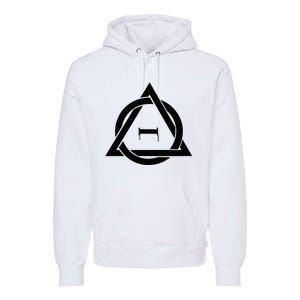 T.H.E.T.A D.E.L.T.A Symbol Therianthropy Therian Therian Symbol Premium Hoodie