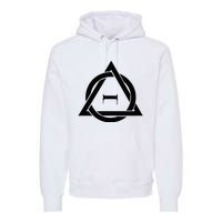 T.H.E.T.A D.E.L.T.A Symbol Therianthropy Therian Therian Symbol Premium Hoodie