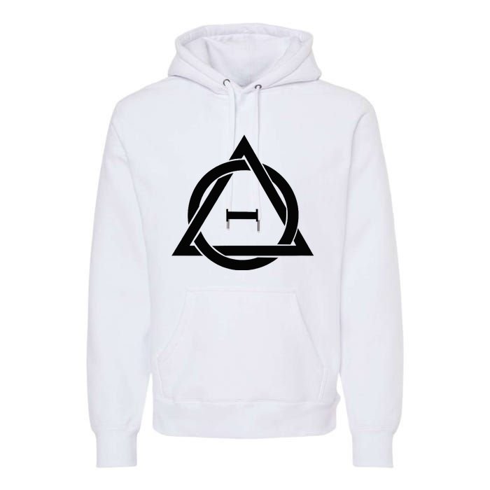 T.H.E.T.A D.E.L.T.A Symbol Therianthropy Therian Therian Symbol Premium Hoodie