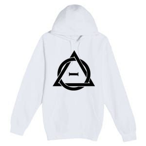 T.H.E.T.A D.E.L.T.A Symbol Therianthropy Therian Therian Symbol Premium Pullover Hoodie