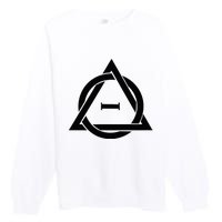 T.H.E.T.A D.E.L.T.A Symbol Therianthropy Therian Therian Symbol Premium Crewneck Sweatshirt