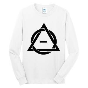 T.H.E.T.A D.E.L.T.A Symbol Therianthropy Therian Therian Symbol Tall Long Sleeve T-Shirt