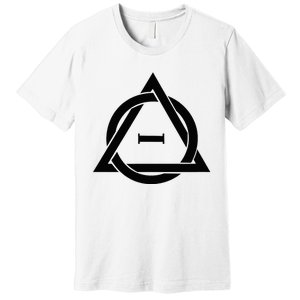 T.H.E.T.A D.E.L.T.A Symbol Therianthropy Therian Therian Symbol Premium T-Shirt