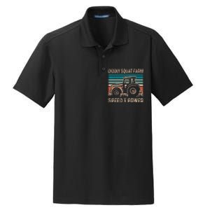 Tractor Diddly Squat Farm Speed And Power Fathers Day Tractor Dad Dry Zone Grid Polo