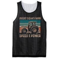 Tractor Diddly Squat Farm Speed And Power Fathers Day Tractor Dad Mesh Reversible Basketball Jersey Tank