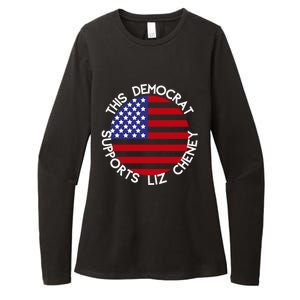 This Democrat Supports Liz Cheney Republican Trendy Gift Womens CVC Long Sleeve Shirt